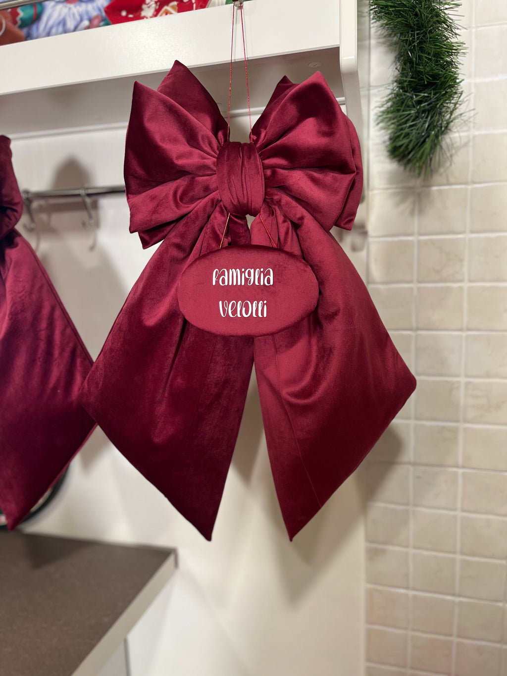 FUORI PORTA DOPPIO FIOCCO IN VELLUTO